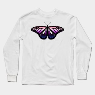 Genderfluid Pride Butterfly Long Sleeve T-Shirt